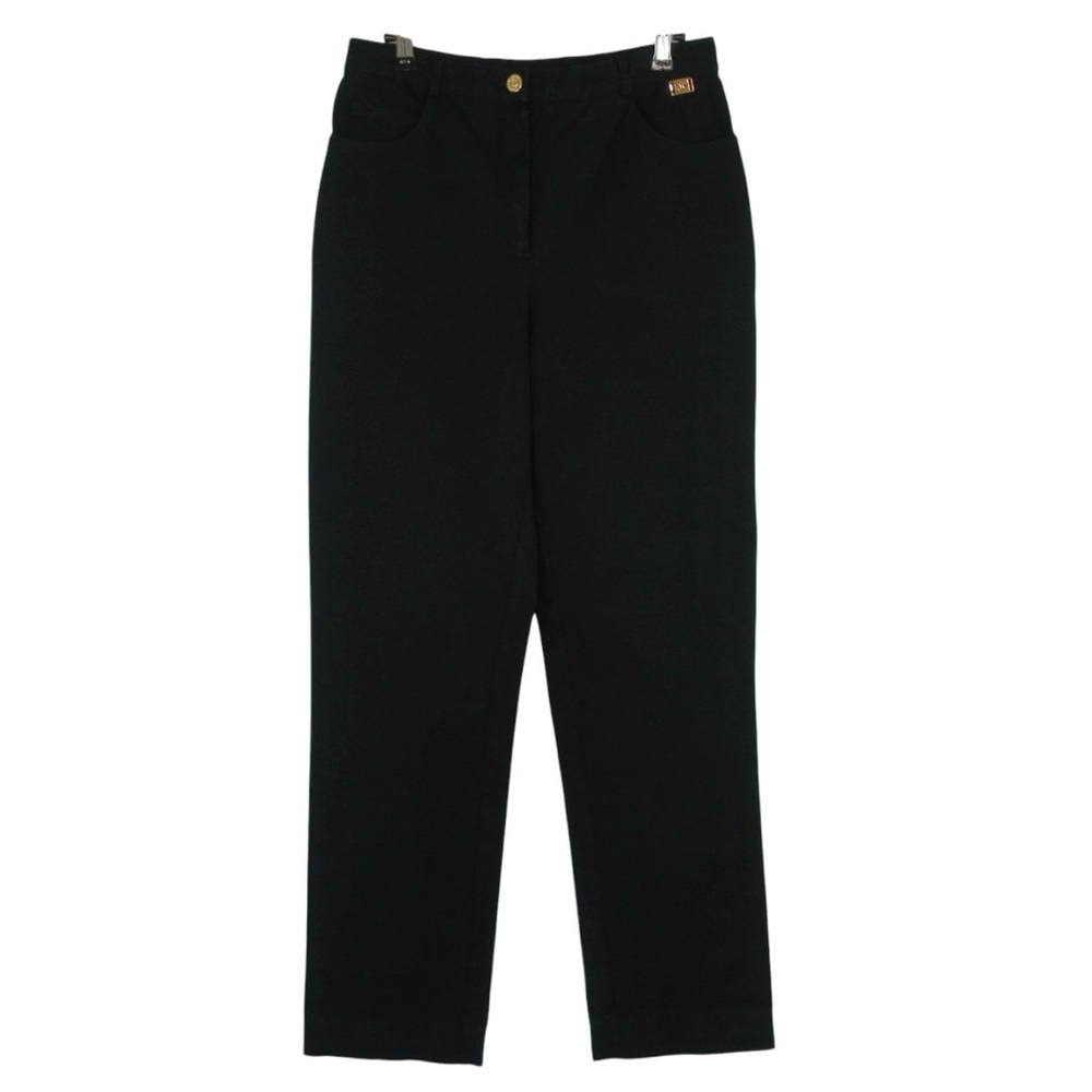 ST. JOHN Black High Waisted Straight Leg Jeans Women's Size 4 / Small